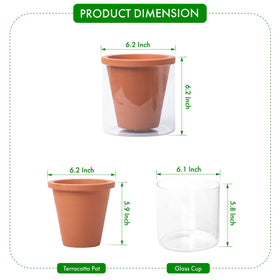 D'vine Dev indoor plant display with self-watering design reduces desk maintenance.