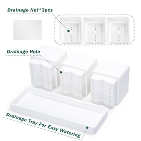 D'vine Dev modern design fits kitchen decor while growing herbs.