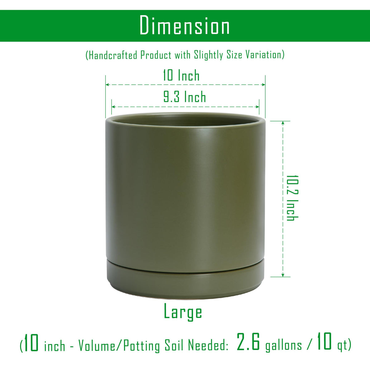 D'vine Dev ceramic planter showing drainage hole design.