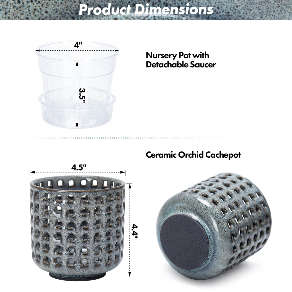 D'vine Dev transparent nursery pot makes root monitoring straightforward for healthier growth