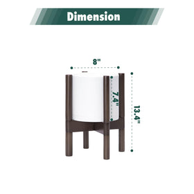 D'vine Dev walnut stand adds warmth to contemporary decors.