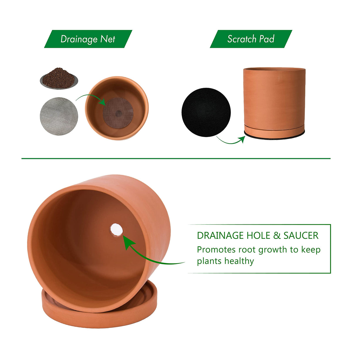 D'vine Dev round cylinder design enhances compact spaces and plant display.