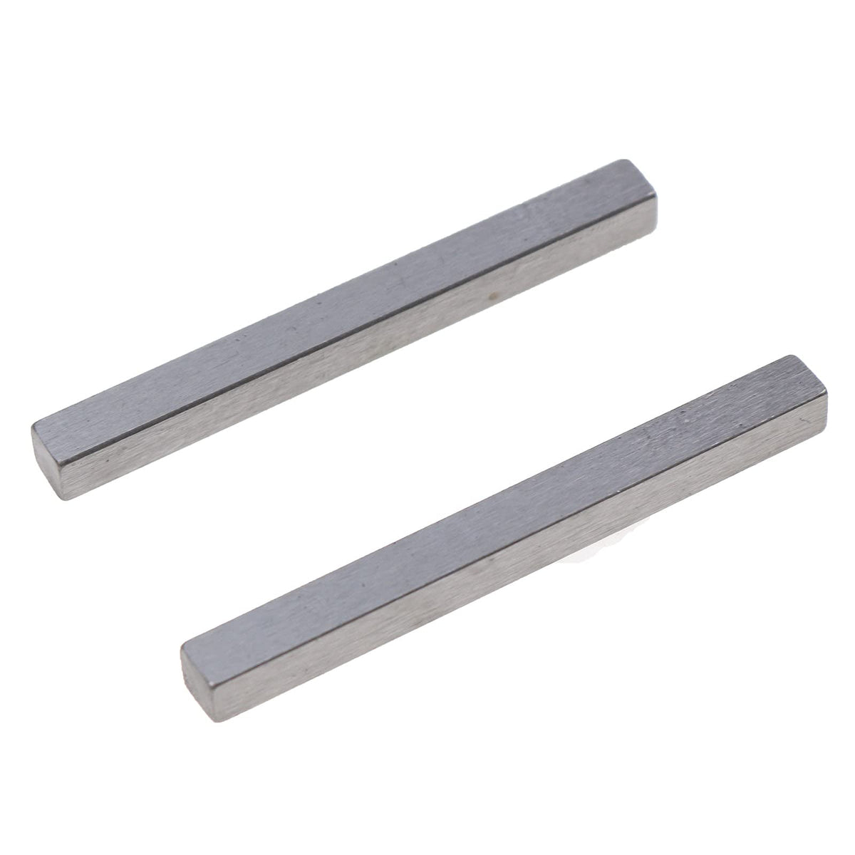 DVPARTS 2X Rear Wheel Axle Square Key front view shows precise fit for lawn tractors