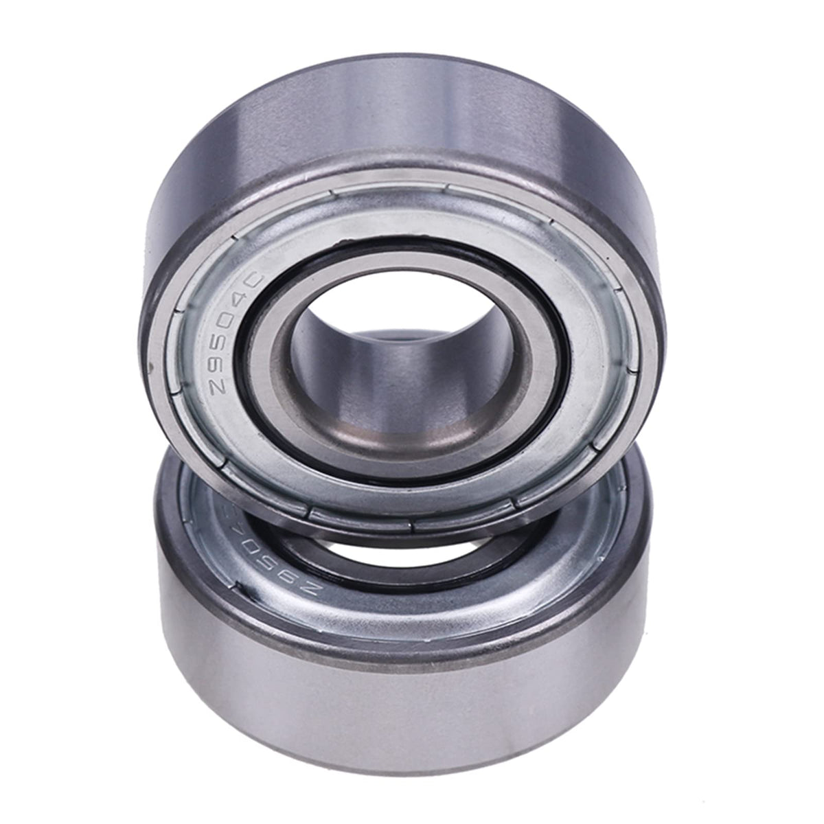 DVPARTS deck spindle bearing packaging indicates two bearings included.