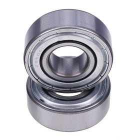 DVPARTS deck spindle bearing packaging indicates two bearings included.
