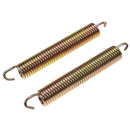 DVParts extension spring on a lawn mower deck shows broad compatibility for many models.