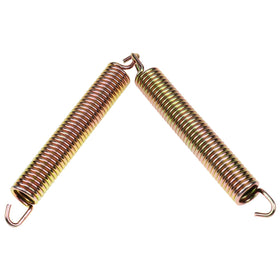 DVParts extension spring in hand highlights sturdy construction and durability.