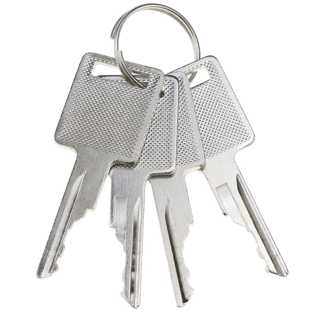 DVPARTS ignition keys 4-pack, ready spare set for quick Bobcat ignition on busy sites