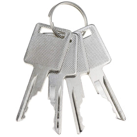 DVPARTS ignition keys 4-pack, ready spare set for quick Bobcat ignition on busy sites