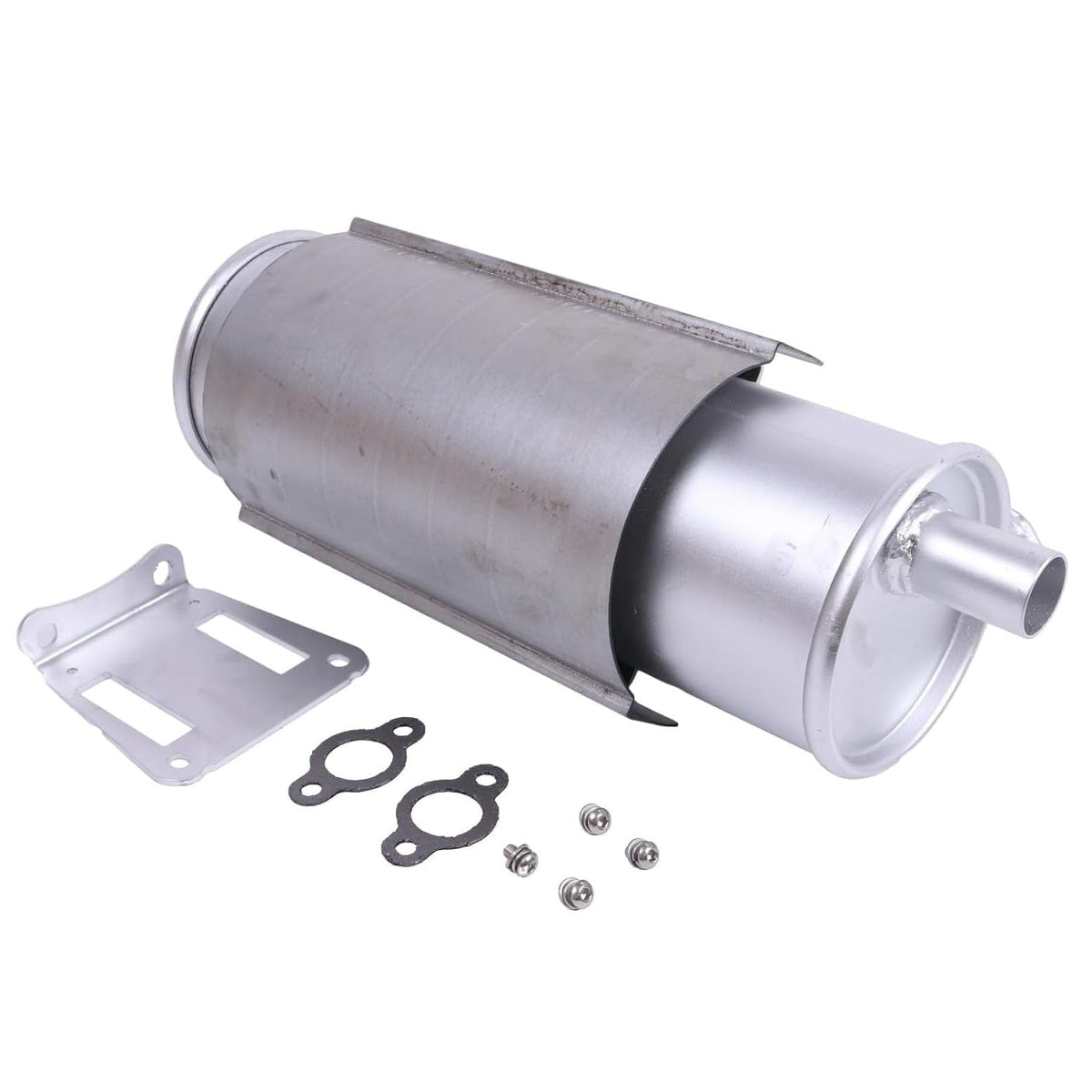 DVPARTS muffler kit in use demonstrates straightforward installation on CH-series.