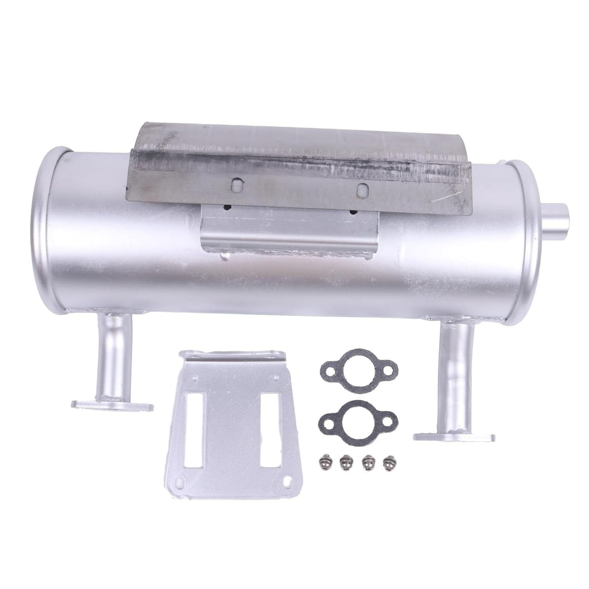 DVPARTS muffler kit packaging with clear part numbers for easy ordering.