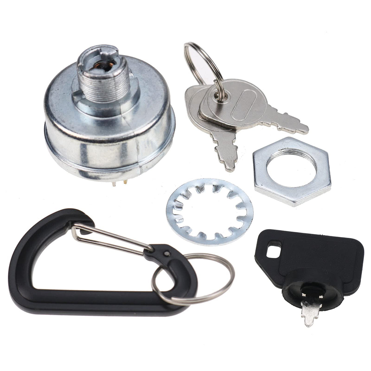 DVPARTS ignition switch with black handle for easy grip