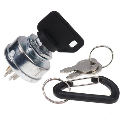 DVPARTS starter ignition key switch front view for reliable mower starts