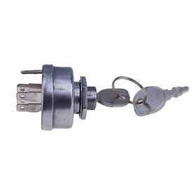 DVPARTS ignition switch packaging indicates compatibility with Exmark Toro lawn equipment.