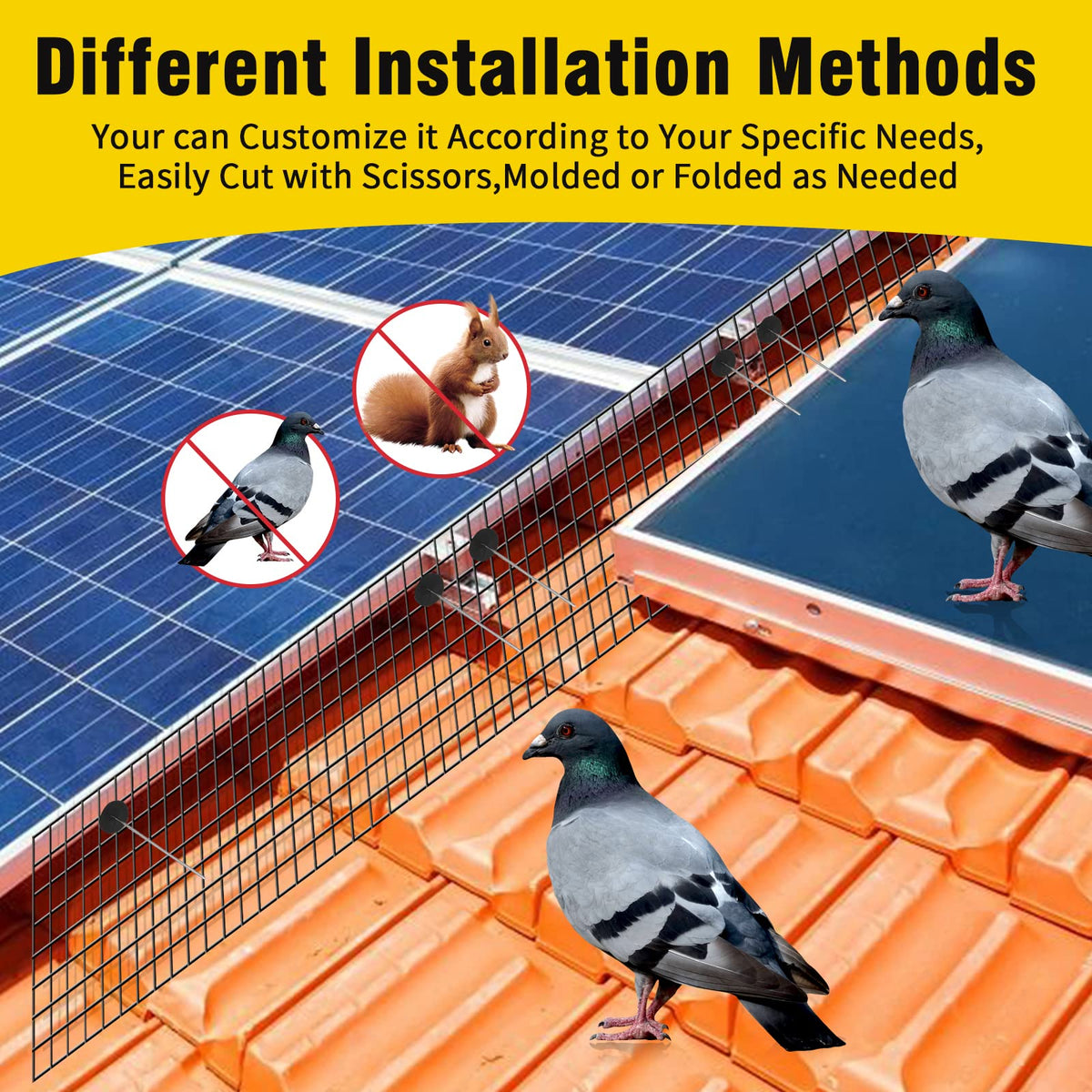 DWALE half-inch mesh opening deters birds and small animals