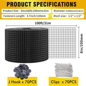 DWALE weather-durable corrosion-resistant net for harsh conditions