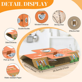 Dwcom Trap adjustable inlet roach killer allows height adjustments for tight spaces.