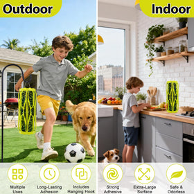 Dwcom Trap in garden showcases effective pest control for outdoor spaces.