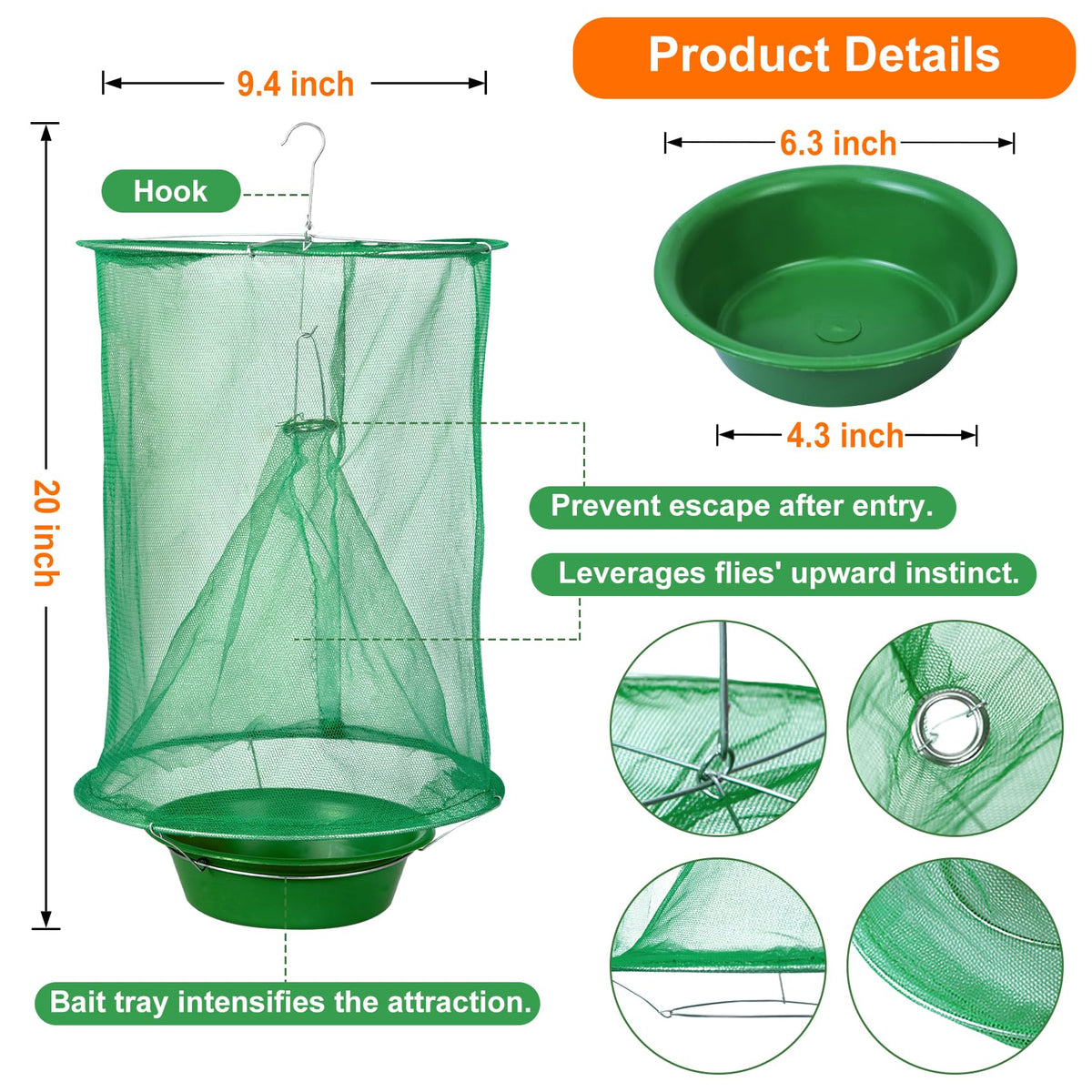 Dwcom Trap rugged cage construction resists wear and tear