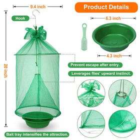 Dwcom Trap stable-orchard-fly-trap ideal for farm and garden environments.