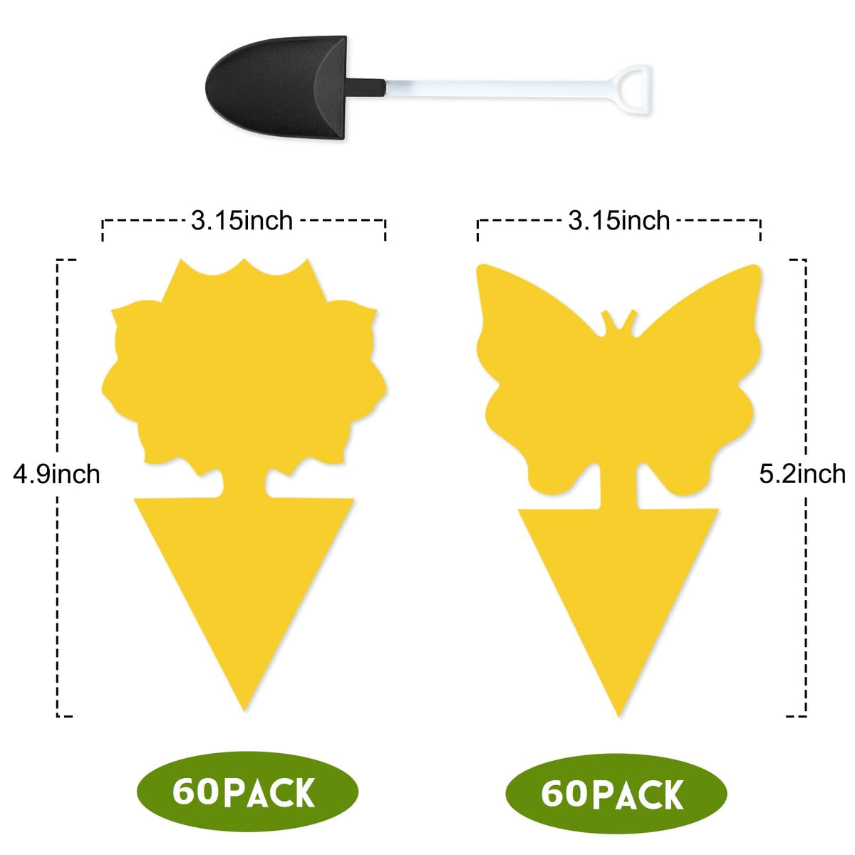 Close-up of Dwcom Trap adhesive capturing tiny flying pests
