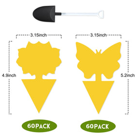 Close-up of Dwcom Trap adhesive capturing tiny flying pests