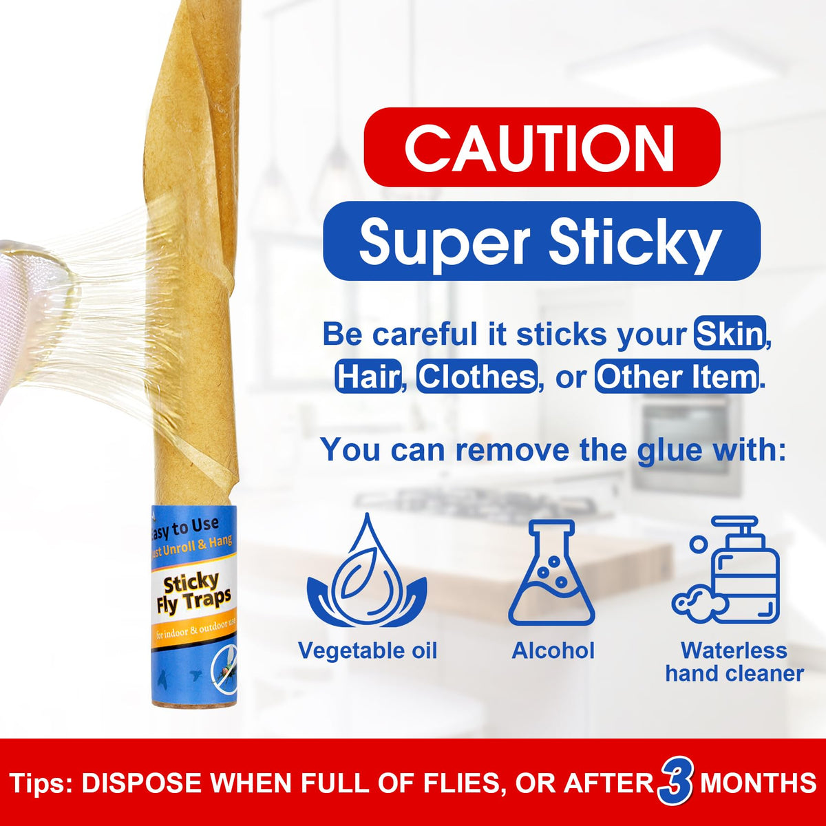 Dwcom Trap waterproof glue supports use indoors and outdoors.