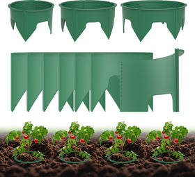 DwelSpire plant grow ring segments ready for quick tool-free assembly