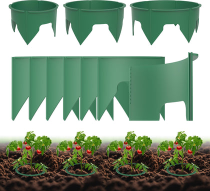 DwelSpire plant grow ring segments ready for quick tool-free assembly