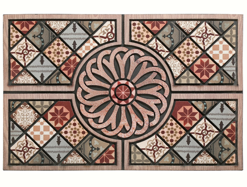 DWKKX durable front door mat 24x36 for high-traffic entrances with sturdy build.