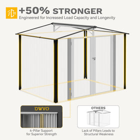 Galvanized steel detail demonstrates corrosion resistance and long-term durability.