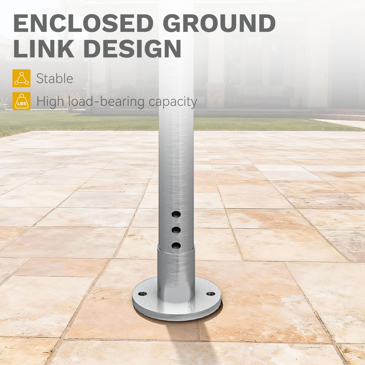 DWVO cross-ventilation via sidewalls promotes airflow on hot days.