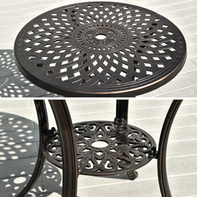 DWVO easy-clean damp-cloth maintenance keeps the table looking polished after use.