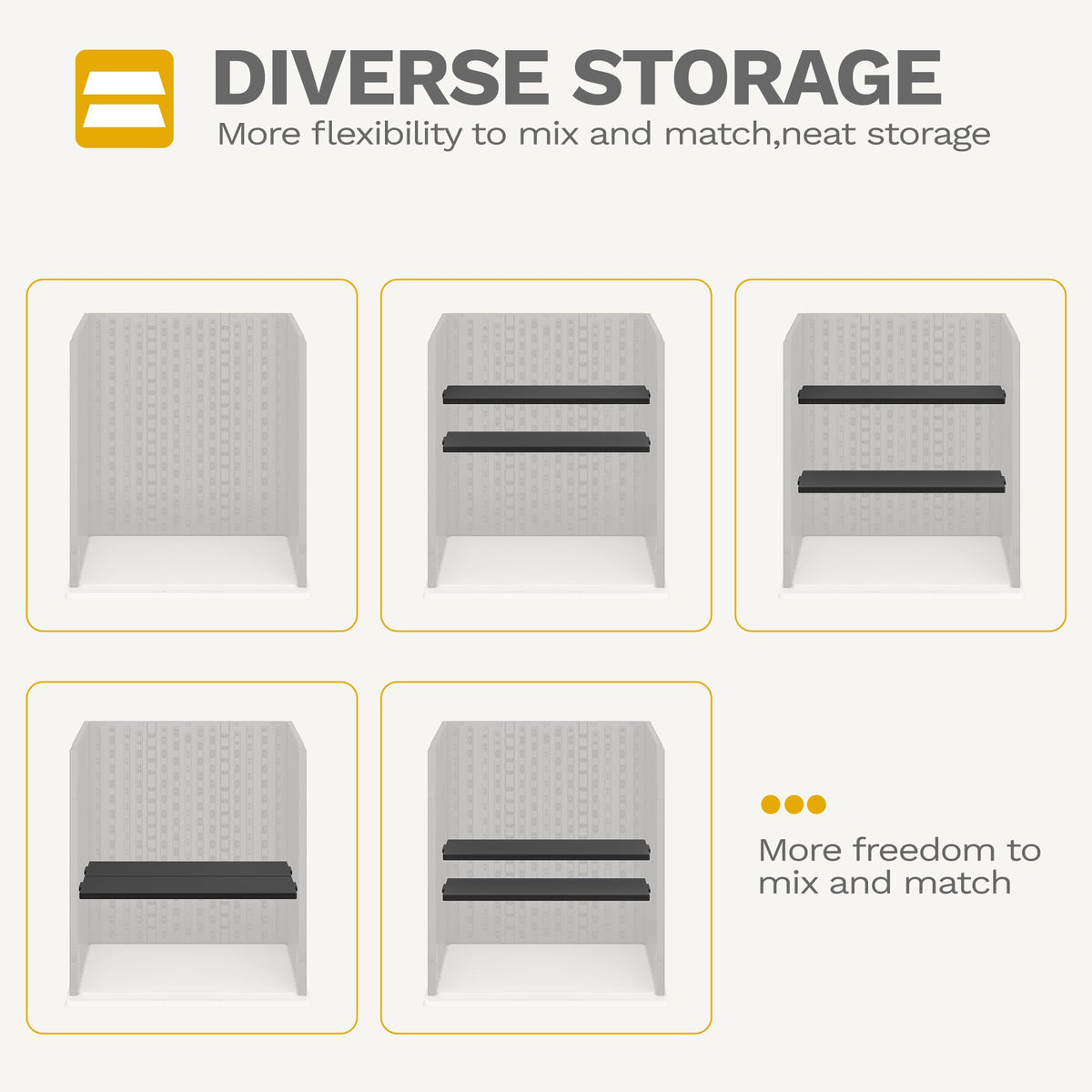 DWVO garden storage cabinet ideal for patio and backyard organization.