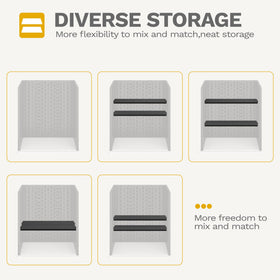 DWVO garden storage cabinet ideal for patio and backyard organization.