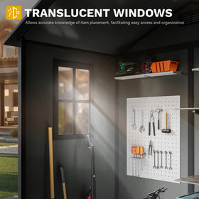 DWVO lockable door close-up highlights security for valuable tools.