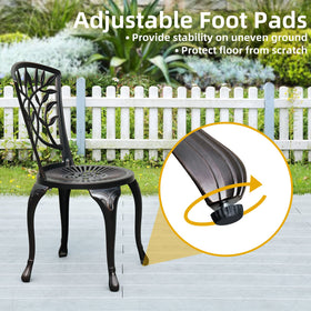 DWVO cast aluminum frame delivering lasting strength and timeless look
