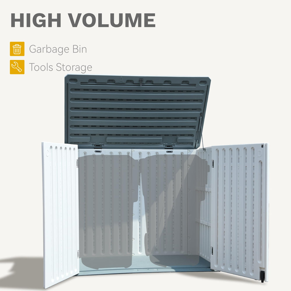 DWVO lid design prevents water entry to protect stored items
