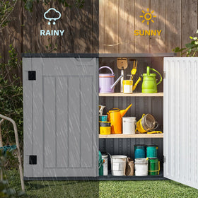 DWVO weather-resistant resin withstands sun and rain while preserving finish