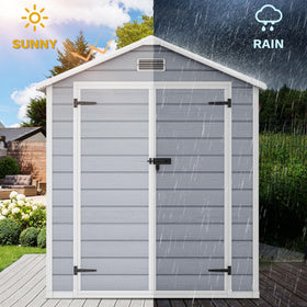 DWVO slope roof directs rainwater away to prevent pooling near the entrance.