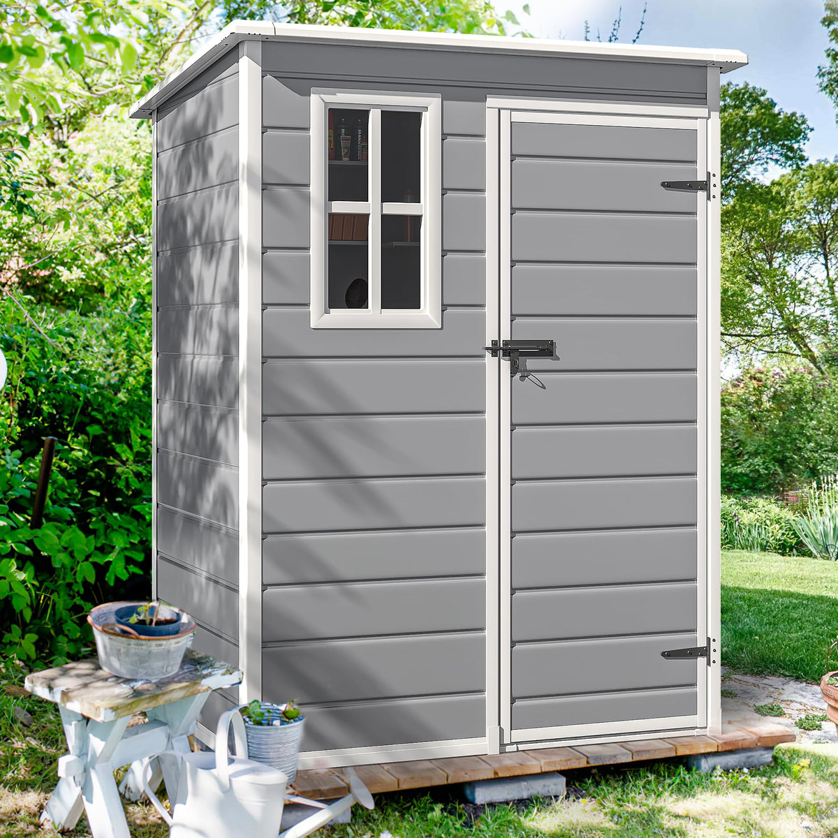 DWVO two-package delivery photo, practical logistics for outdoor sheds.