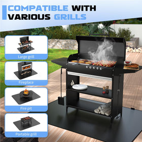 DXOKNQG portable, thin design rolls easily for RVs and tailgating.