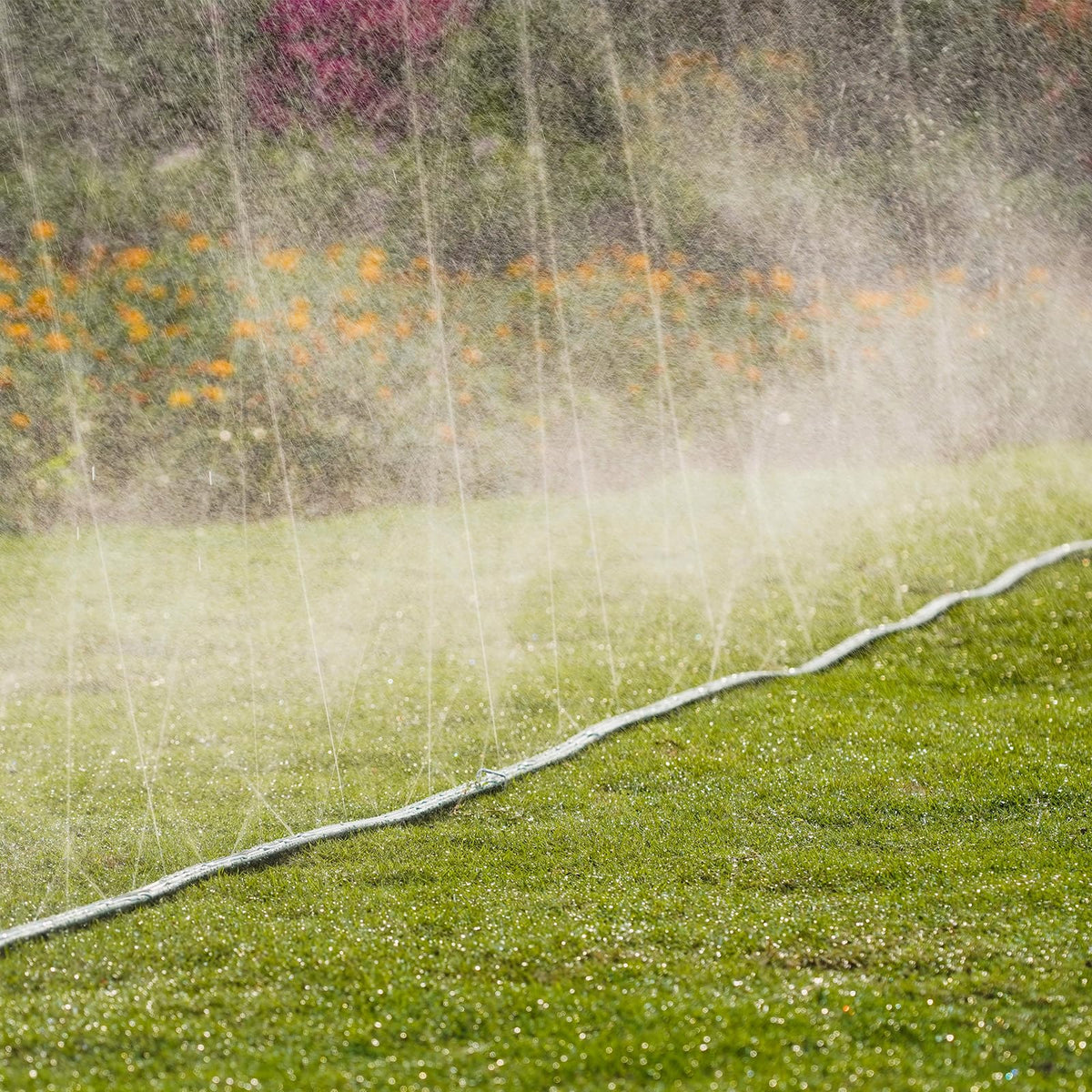 DXront sprinkler hose stores neatly after use, reducing tangling and kinks.