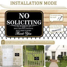 DXSIGN front-yard alert sign enhances curb appeal while communicating policies