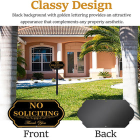DXSIGN sign features reflective UV coating for enhanced visibility in sun and rain