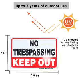 Dxsigns durable aluminum sign resists weather and rust for long-lasting use.