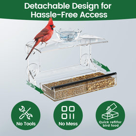 DY-SKTY detachable seed tray promotes quick cleaning