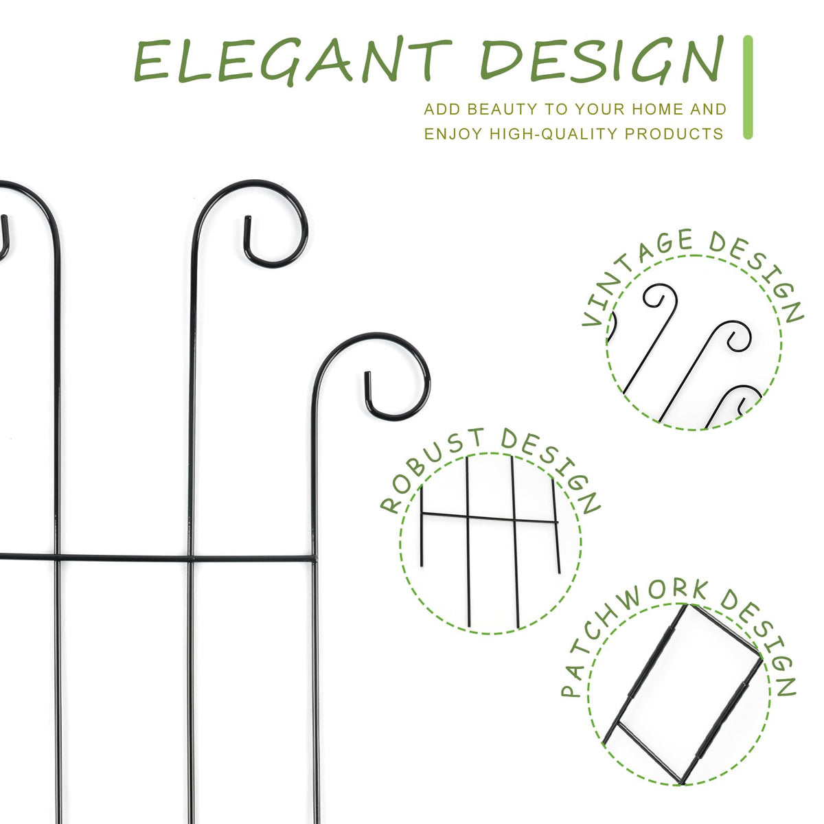 DYBEEDUAL tool-free assembly trellis enables quick, flexible configurations.