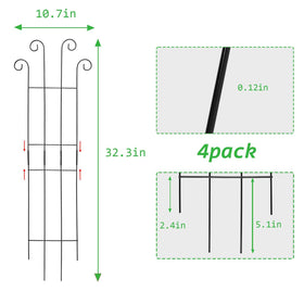 DYBEEDUAL weatherproof metal trellis endures outdoor use with rust resistance.