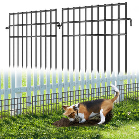 Dyemair 17ft garden barrier fence blocks bottom gaps for safer yard boundaries.